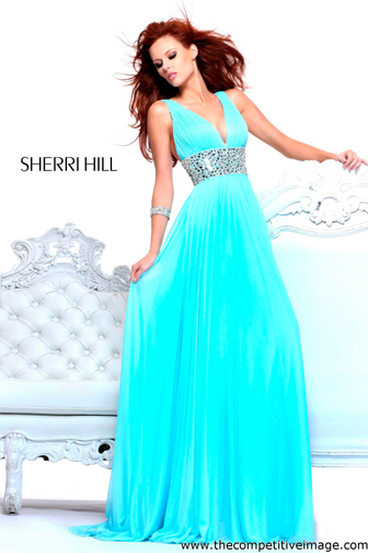 prom dress, sherri hill